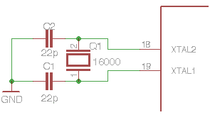 Внешний кварц ATmega8515