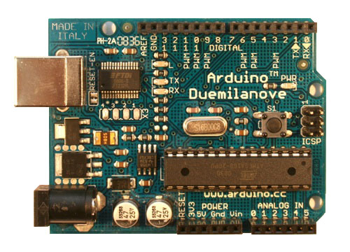 Плата Arduino Duemilanove