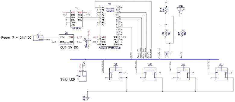 Схема подключения spi ленты светодиодной