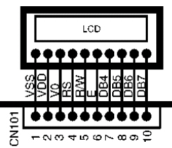 pinout m302 clover display 16x2